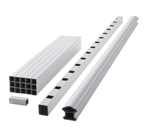 FIBERON ArmorGuard Classic 70 in. White Composite Rail Kit