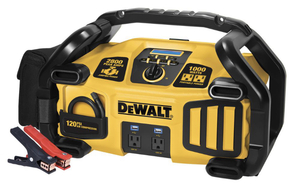 DEWALT 2800 Peak Amp Jump Starter 1000-Watt Power Inverter with Digital Compressor