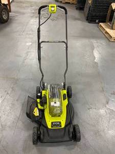 RYOBI 18 Push Behind Lawn Mower