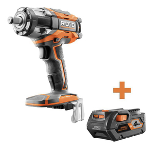 RIGID 18-Volt Octane Cordless Brushless 12 in. Impact Wrench with Charger (model R86092)