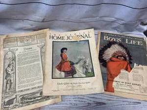 lot 11 image: Ladies Home Journal 1919 & 1923 Plus 1925 Boys Life