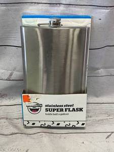 lot 24 image: Half Gallon Stainless Steel Flask