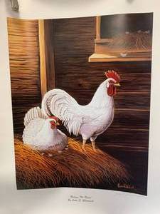 lot 27 image: Signed & Numbered Ruling the Roost 15 x 19