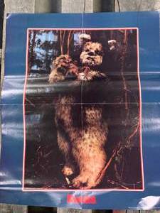 lot 46 image: Vintage 1983 Ewoks Star Wars Poster