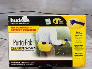 lot 57 image: New Hudson Porta Pak 1 Gallon Sprayer