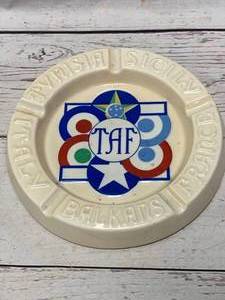 lot 62 image: WWII TAF Richard Ginori Ashtray