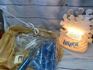 lot 81 image: Avalanche Lighted Display, Shot Glasses, Test Tubes