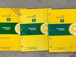 lot 87 image: Lot of 3 John Deere Manuals ($15 to $40 each on ebay)