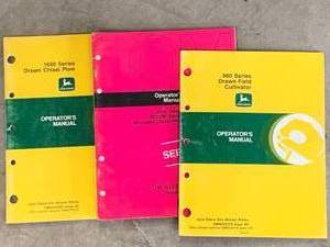 lot 88 image: Lot of 3 John Deere Manuals ($15 to $40 each on ebay)