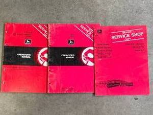 lot 94 image: Lot of 3 John Deere Manuals ($15 to $40 each on ebay)