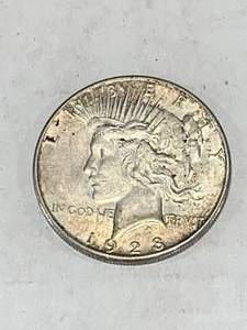 lot 97 image: 1923 Peace Silver Dollar