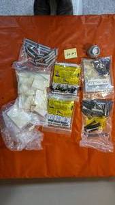 lot 47 image: Electric Labels, Hex Bolts, Level, Thumb Screw Knobs