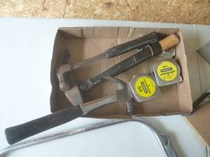 lot 18 image: Hammers , Tape Measures Miter Box