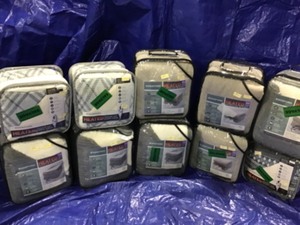 Lot of 10  Biddeford Heated Sherpa Throw overstock items not used