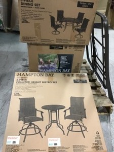 Pallet with assorted Patio furniture customer returns