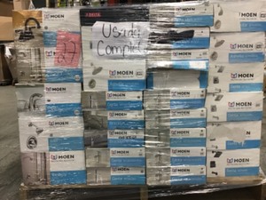 Pallet of Branded Faucets customer return used but complete many in very good condition