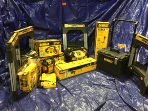 Lot of assorted Dewalt tools various types models various conditions customer returns