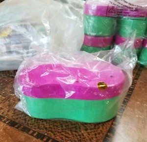 lot 10 image: New Foam Bible Crafts and Containers