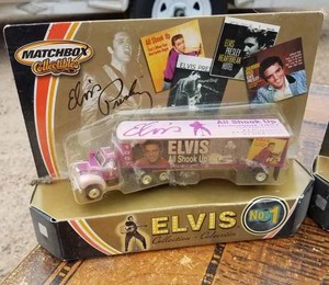 lot 78 image: Three New Elvis Matchbox Collectible Semi-Trucks