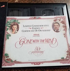 lot 107 image: Gone with the Wind 50th Anniversary Edition Commemorative VHS Set