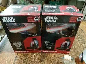 lot 139 image: New Star Wars Car Seat Covers in the Box, Anakin Bust and More