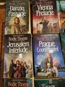 lot 221 image: Series 1 through 9 Paperback of Zion Covenant by Bodie Thoene