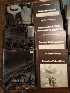 lot 230 image: Large Collection of Time-Life Hard Cover Books World War II and The Vietnam Experience