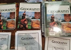 lot 239 image: Home Schooling Curriculum High School Geography - Not Wrtitten In