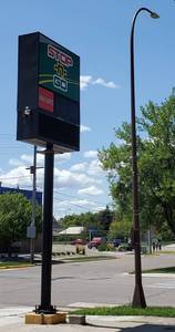 Daktronics Lighted Gas Sign