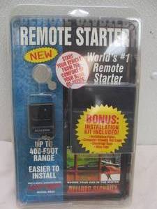Bull dog security remote starter