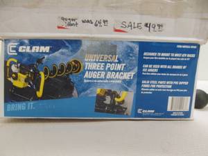 clam universal 3 point auger bracket