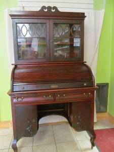 vintage roll top desk