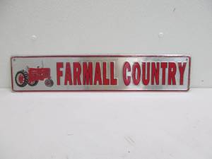 Farmall tin sign