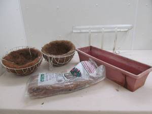 hanging planter baskets, window flower box