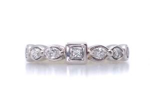Upscale Multi-Cut Diamond Estate Ring in 14k Two-Tone Gold $3000
