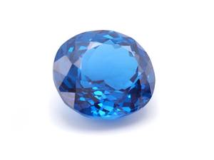 18.41 Carat Natural Intense Deep Blue Topaz Loose Gemstone