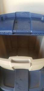 lot 240 image: Set of 6 Stackable Storage Bins
