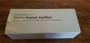 lot 208 image: Sharper Image Stereo Sound Soother Clock Radio