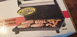 lot 84 image: George Foreman Lean Mean Fat Reducing Grilling Machine- NEW IN BOX