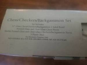 lot 202 image: 3-in-1 Glass Gaming Set
