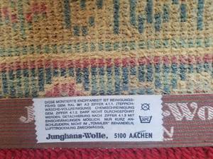 lot 63 image: Knit Wool Wall Hanging by Junghans Wolle