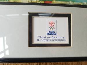 lot 182 image: Sports Illustrated Commemorative Print- 1988 Calgary Olympics