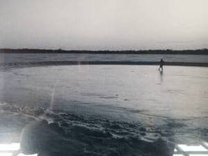 lot 33 image: Fine Art Photography Print- Frozen Pond