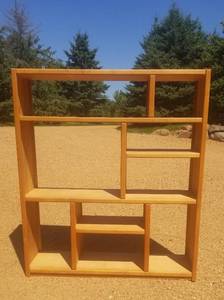 lot 134 image: Tall Oak Modular Book Case