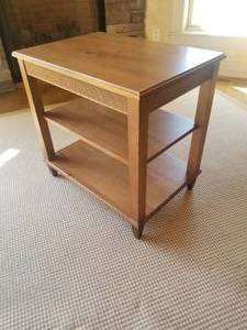 lot 55 image: Pretty Shelved Side Table