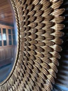 lot 24 image: Opulent Gold Gilt Wall Mirror