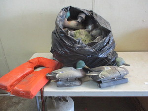 Decoys and Life Jacket
