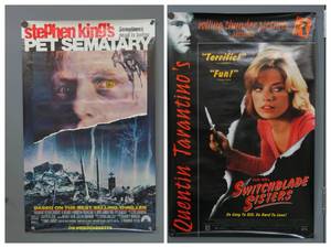 2 Movie Posters - Pet Sematary, Tarantino