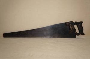 Disston D-16 Skew Back 26-14 Rip Saw 8ppi