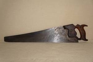 Disston D-7 22 Rip Saw 10ppi